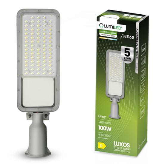 LUMILED Pouliční lampa LED průmyslová 100W 14000lm 4000K IP65