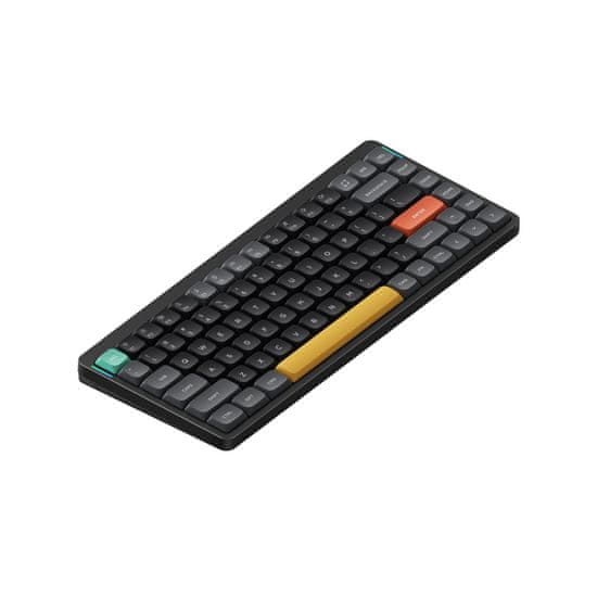 NuPhy Air75 V2 Bezdrátová Mechanická Klávesnice Slim, Basalt Black, Gateron Aloe