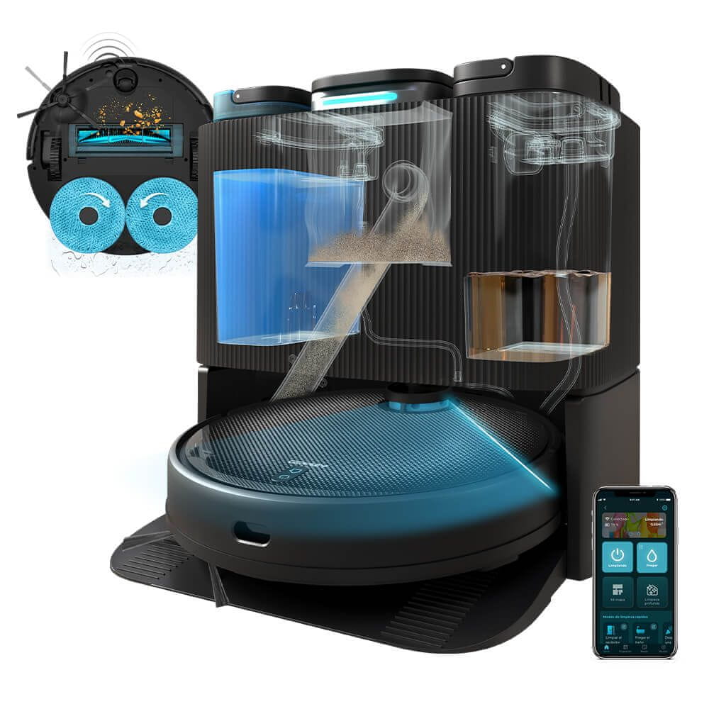 Cecotec robotický vysavač Conga 11090 Spin Revolution Home&Wash - zánovní