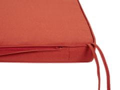 Beliani Sedací polštář na lavičku 45 x 148 cm červený SOVANA