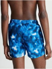 Calvin Klein Modré pánské vzorované plavky Calvin Klein Underwear XL