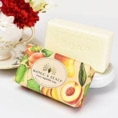 English Soap Company Tuhé mýdlo - Mango & Broskev, 190g