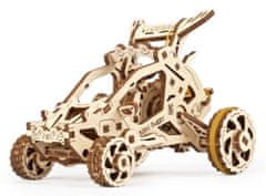 UGEARS 3D dřevěné mechanické puzzle Mini bugina