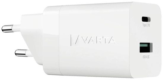 Varta Síťová nabíječka "Speed", 1x USB, 1x USB-C, 38W, 57955101111