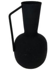 Indecor Váza plech černá 29 cm 2ASS