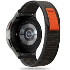 Tech-protect Nylon řemínek na Garmin Fenix 5 / 6 / 6 Pro / 7, black/orange