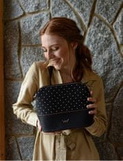 Vuch Dámská crossbody kabelka Cara Dotty Black