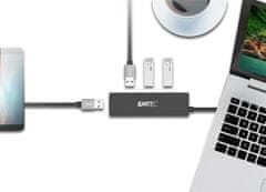 Emtec USB-HUB "T620A", 4xUSB 3.1/1xUSB micro, ECHUBT620A