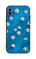 TopQ Kryt LUXURY iPhone XS pevný Daisy 48840