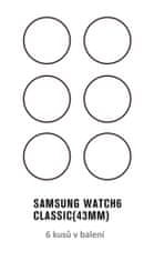 RedGlass Fólie Samsung Galaxy Watch 6 Classic (43 mm) 6 ks 112384