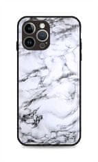 TopQ Kryt LUXURY iPhone 14 Pro pevný Marble White 111290