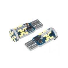 Carmotion 2ks LED 12V/24V 5W W2,1x9,5d čirá CANBUS