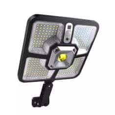 Izoksis 22736 Pouliční osvětlení solární 220 LED COB, IP65, 8 W, černé