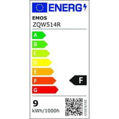 Emos EMOS Chytrá LED žárovka GoSmart A60 / E27 / 9 W (60 W) / 806 lm / RGB / stmívatelná / Wi-Fi ZQW514R