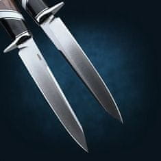 IZMAEL Outdoorový lovecký nůž MASTERPIECE Fumiko-Hnědá KP29027
