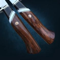 IZMAEL Outdoorový lovecký nůž MASTERPIECE Fumiko-Hnědá KP29027