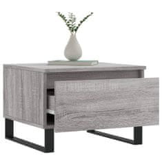 Greatstore Konferenční stolek šedý sonoma 50 x 46 x 35 cm kompozitní dřevo