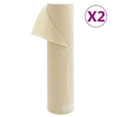 Vidaxl Agrotextilní krytina vidaXL 2 role 70 g/m² 50x1,6 m