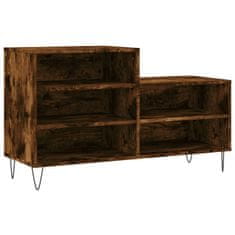 Greatstore Botník kouřový dub 102x36x60 cm kompozitní dřevo