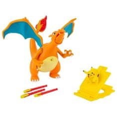 Jazwares Pokemon Interaktivní Charizard a Pikachu s ohněm se světlem a zvukem