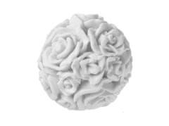 Mýdlo 40g Květ růže glycerin v organzovém sáčku, bílá