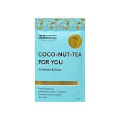 Delhicious Tělový peeling Coco-Nut-Tea For You (Coconut Black Tea Body Scrub) 100 g