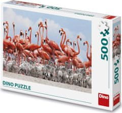 Dino Puzzle Plameňáci 500 dílků