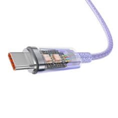 BASEUS Rychlé nabíjení USB-C Baseus Flash, QC 3.0, Huawei SCP, Samsung AFC, 5A, 1m (zelená)