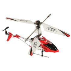 WOWO RC Vrtulník SYMA S107H s Dálkovým Ovládáním, 2,4GHz, RTF, Červený