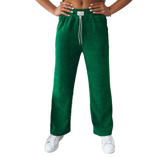 Dstreet Dámské kalhoty SHERRY zelené uy1769