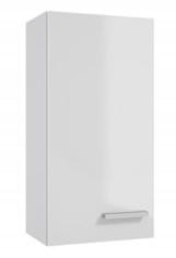 Deftrans Koupelnová nástěnná skříňka bílý lesk 60x30 cm