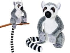 Lemur plyšový 35 cm sedící