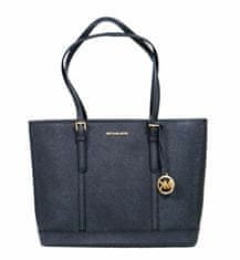 Michael Kors dámská kabelka 35F0GTVT9L JET SET TRAVEL BLACK LG TZ SHLDR/TOTE LEATHER