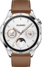 Huawei Huawei Watch GT 4/46mm/Silver/Elegant Band/Brown