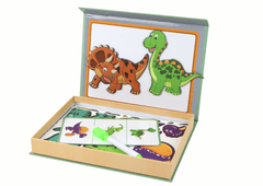 Lean-toys Vzdělávací Sada Puzzle Magnetických S Motivem Dinosaurů