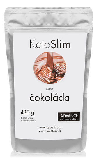 Advance nutraceutics ADVANCE Ketoslim čokoláda 480g - koktejl na hubnutí lahodné chuti