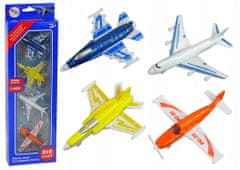Lean-toys Sada Letadla 1:400 4 Ks