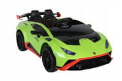 Lean-toys Auto Na Baterie Lamborghini Sto Drift Zelená