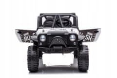 Lean-toys Auto Na Baterie Jeep Qy2188 Bílá Mp4