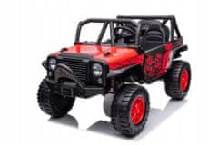 Lean-toys Auto Na Baterie Jeep Qy2188 Červená Mp4