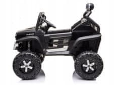 Lean-toys Vozidlo Na Baterie Mercedes Unimog S Černé