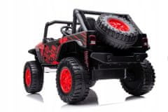 Lean-toys Auto Na Baterie Jeep Qy2188 Červená Mp4