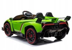 Lean-toys Auto Na Baterie Lamborghini Veneno Zelená
