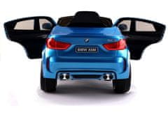 Lean-toys Auto Na Baterie Bmw X6 Modré Lakované