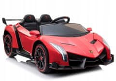 Lean-toys Auto Na Baterie Lamborghini Veneno Červené