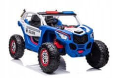 Lean-toys Auto Na Baterie Buggy Xb-2118 Policejní Modrá 4X4