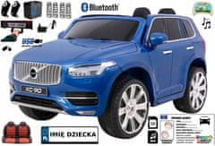 Lean-toys Auto Na Baterie Volvo Xc90 Modré Lakované