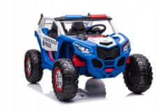 Lean-toys Auto Na Baterie Buggy Xb-2118 Policejní Modrá 4X4