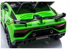 Lean-toys Auto Na Baterie Lamborghini Aventador Zelená