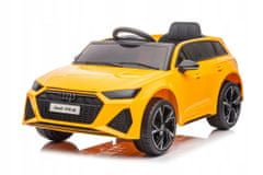 Lean-toys Vozidlo Na Baterie Audi Rs6 Brd-2118 Žlutá